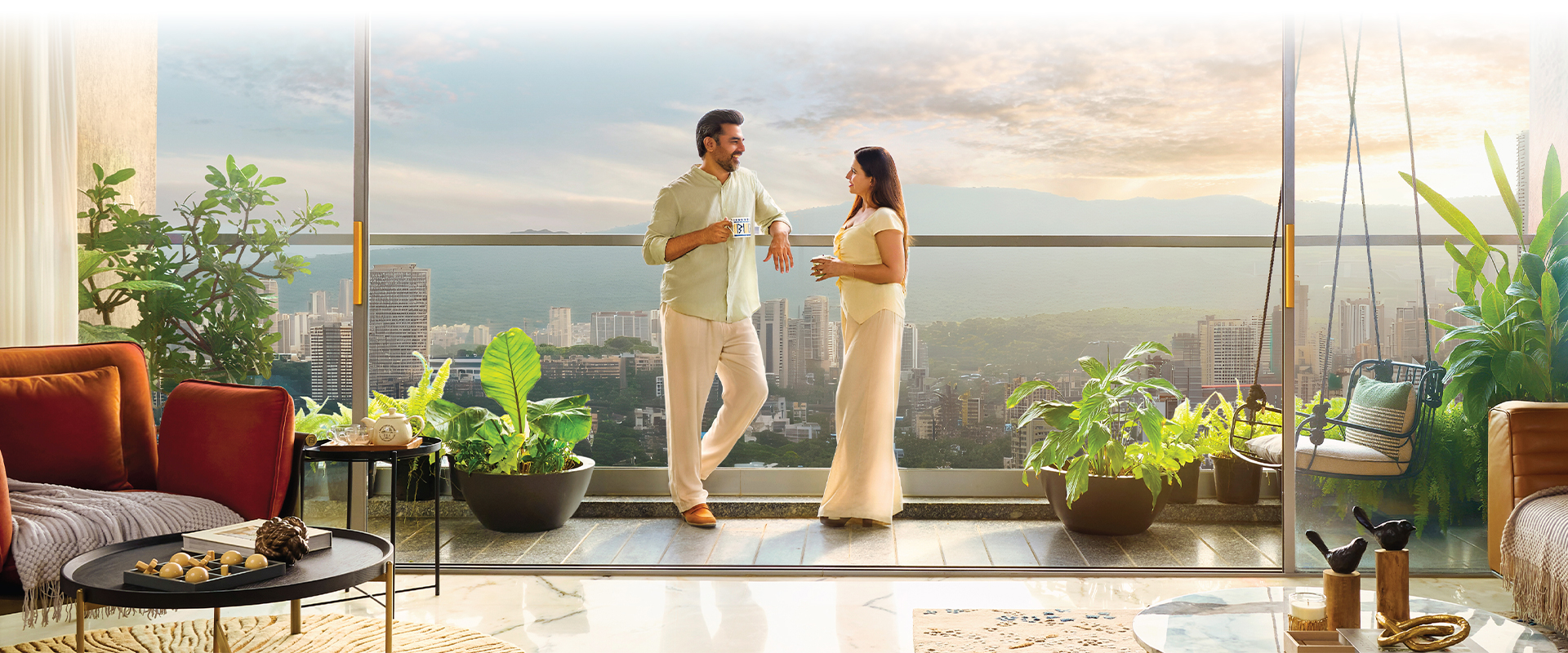 Panoramic skyline view from Simana by Bhoomi residences Mumbai